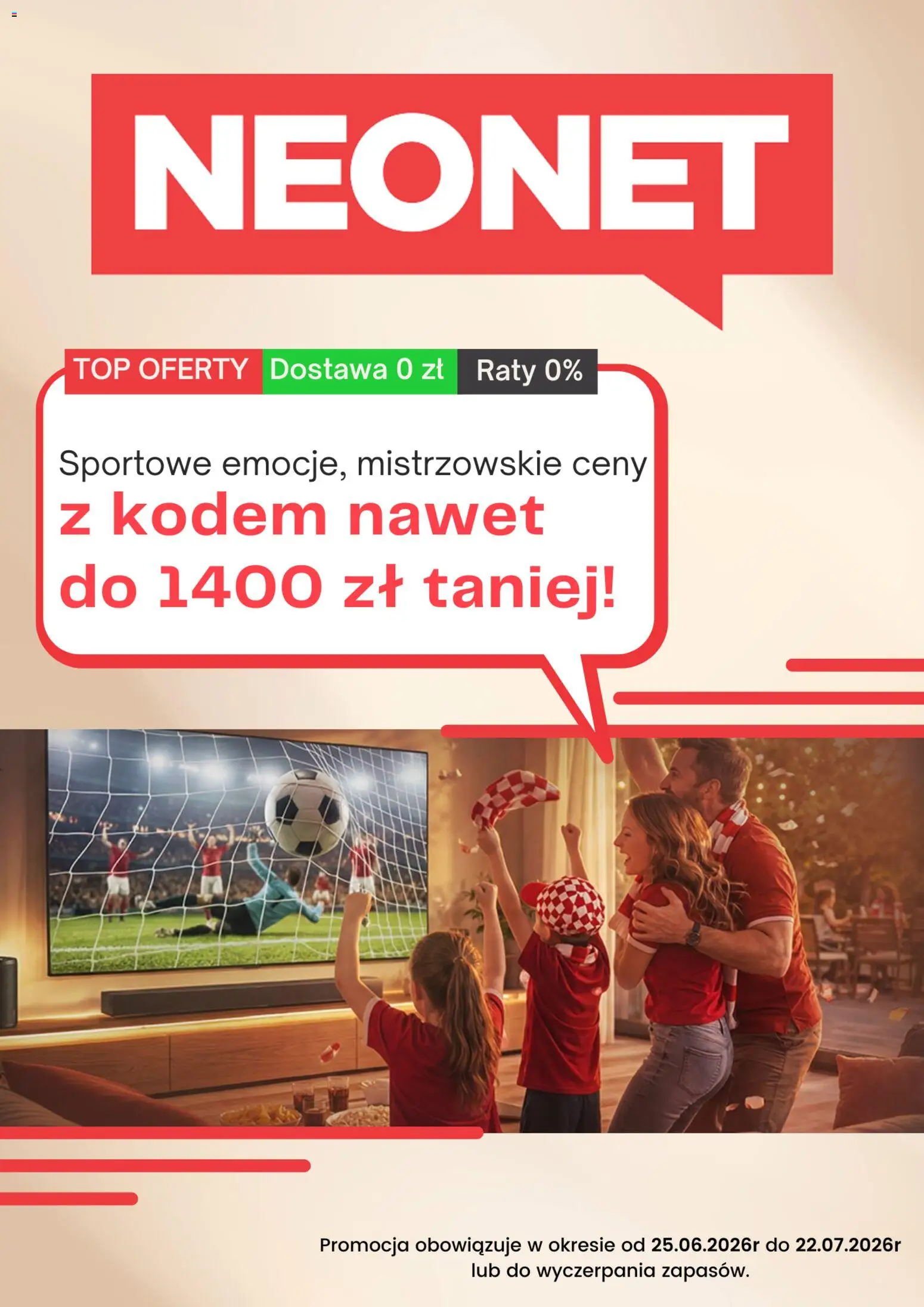 Pogląd gazetki "Neonet promocje" ze sklepu Neonet ważnej od 25.06.2026 - Top