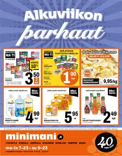 Kaupan Minimani Minimani tarjoukset esikatselu, voimassa 17/08/2026
