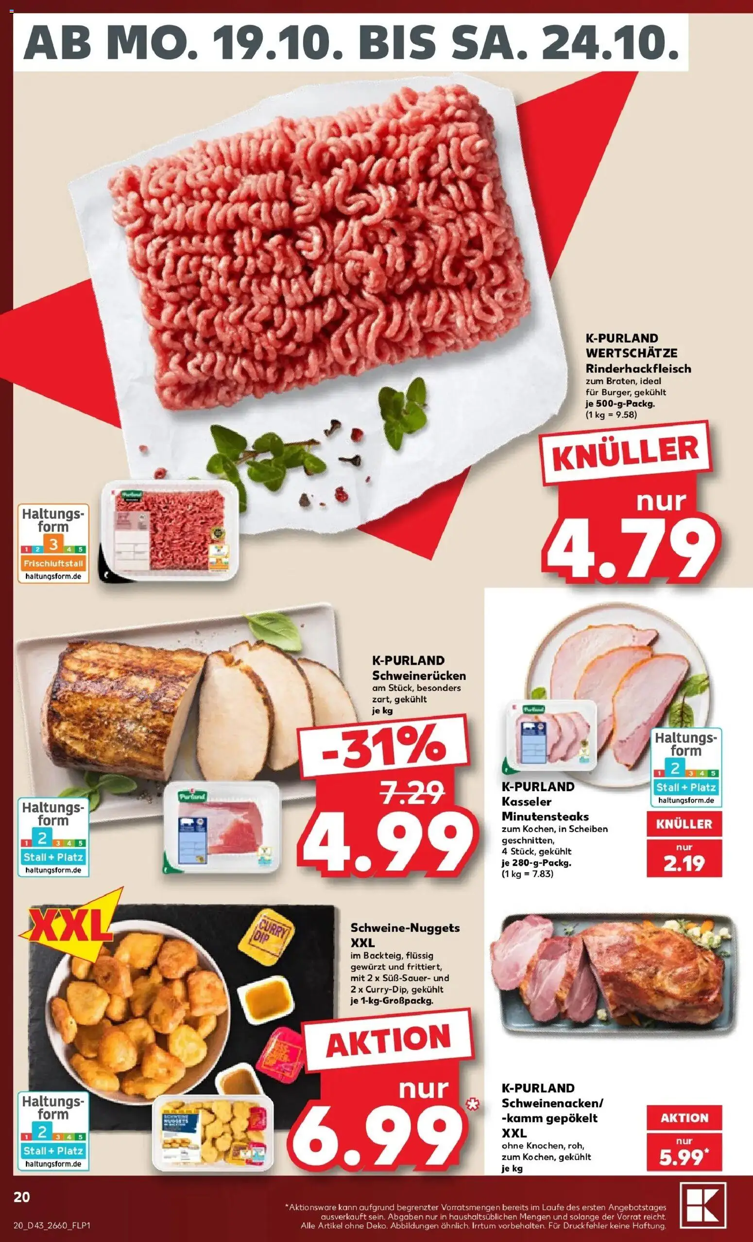 Vorschau von dem Prospekt des Geschäftes Kaufland, gültig ab dem 19.10.2026