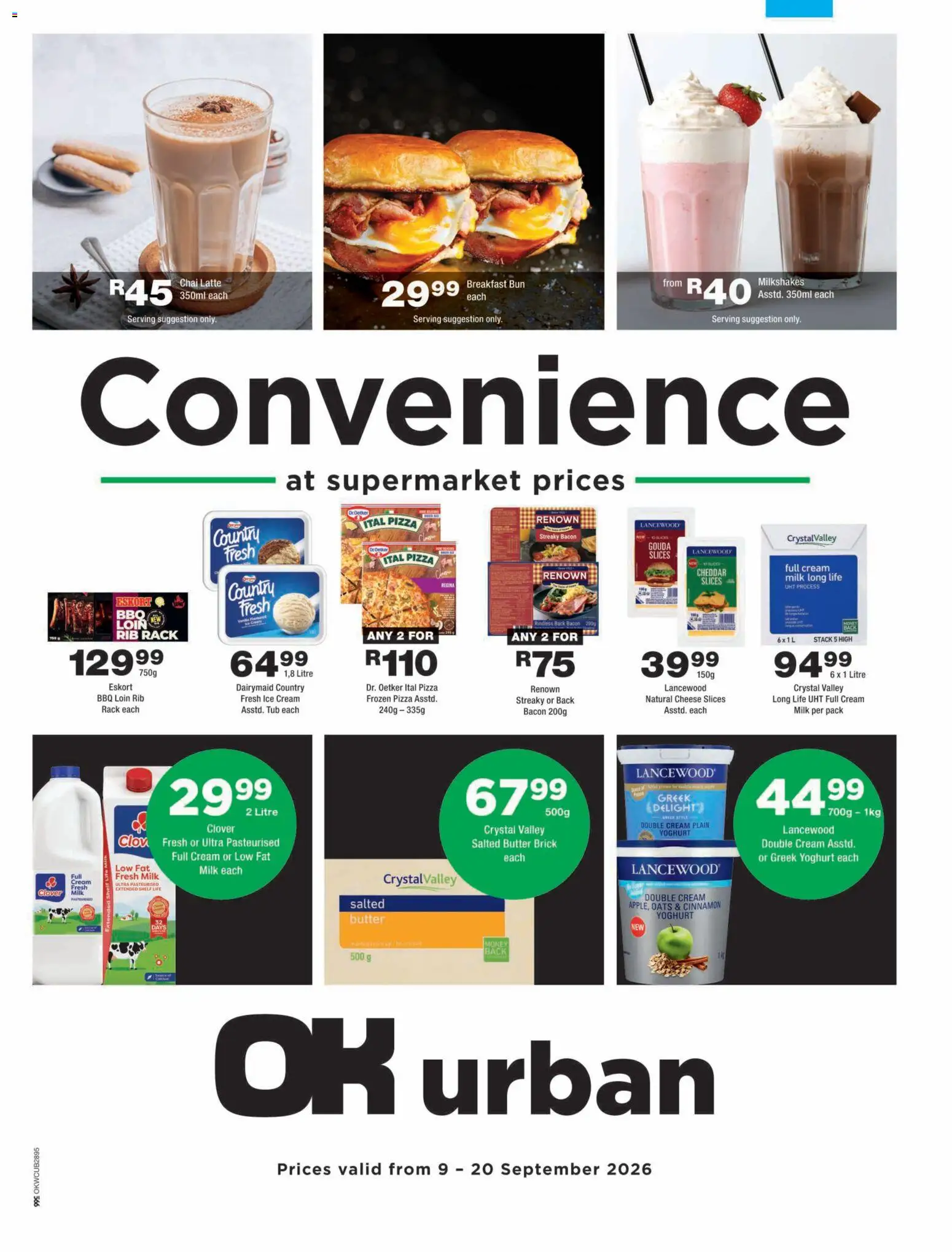 Preview of OK Foods flyer valid from 09/09/2026
