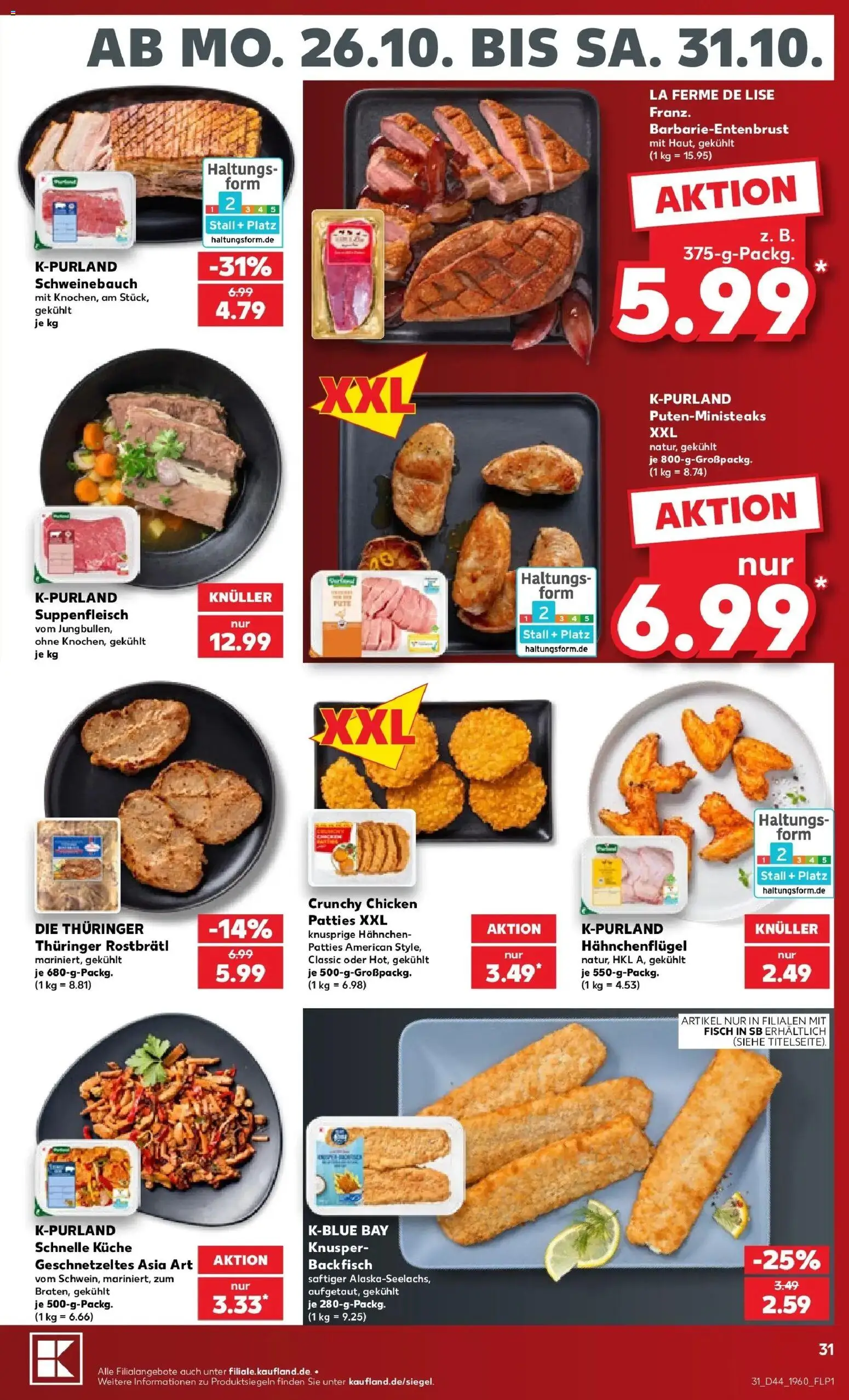 Vorschau von dem Prospekt des Geschäftes Kaufland, gültig ab dem 26.10.2026
