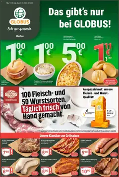 Vorschau von dem Prospekt des Geschäftes Globus, gültig ab dem 17.08.2026
