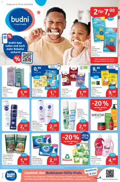 Vorschau von dem Prospekt des Geschäftes Budni, gültig ab dem 21.09.2026