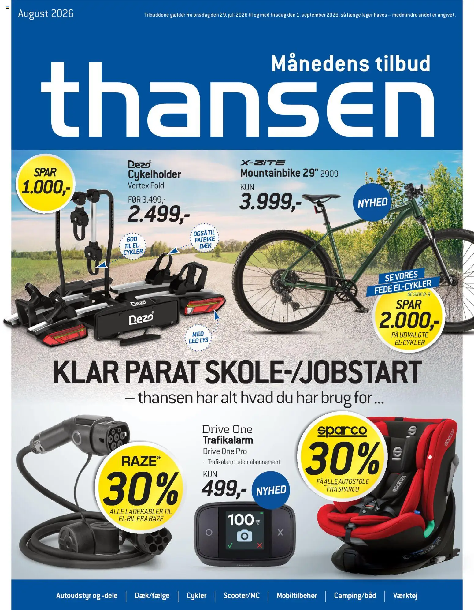 Eksempel på tilbudsavis Thansen - Tilbudsavis fra butik Thansen gyldig fra 29/07/2026
