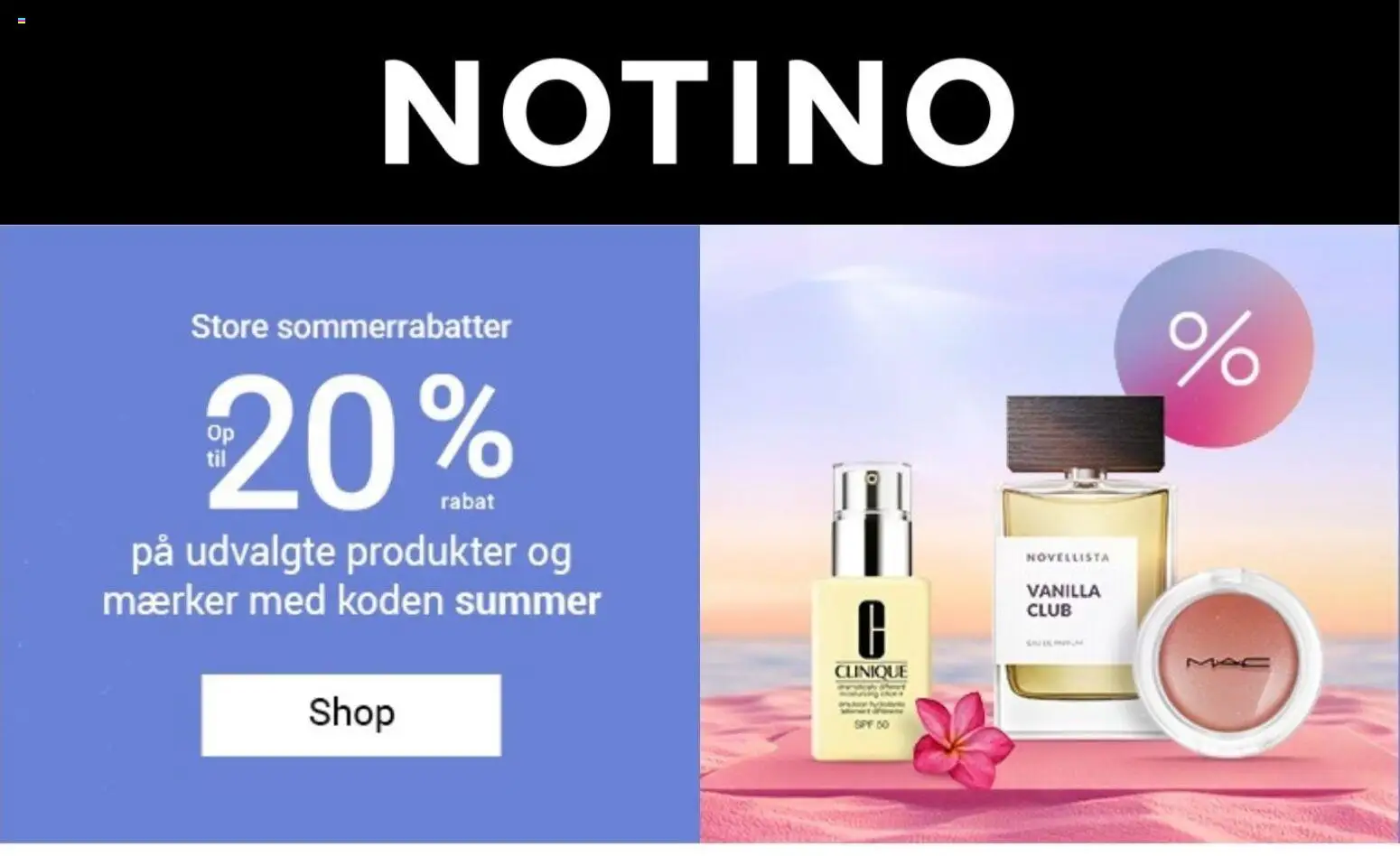 Eksempel på tilbudsavis Notino fra butik Tilbud gyldig fra 17/08/2026