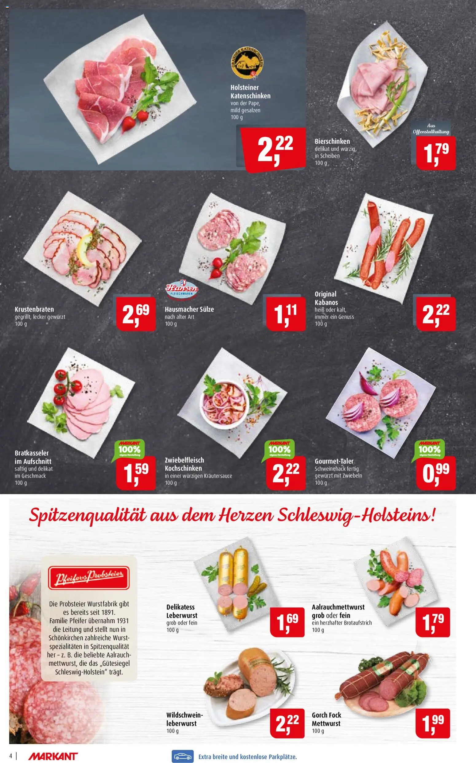 Vorschau von dem Prospekt des Geschäftes Markant, gültig ab dem 07.09.2026 - Wurst, Krustenbraten, Zwiebeln, Spezialitäten