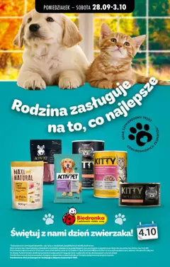 Náhled nabídky: Biedronka Polsko Biedronka Polsko leták - Petfood platný od 28.09.2026