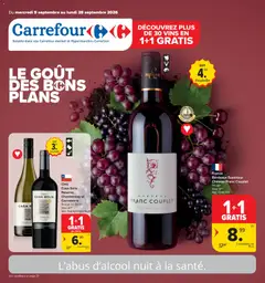 Prévisualisation de Carrefour market Foire aux vins du magasin Carrefour market formulaire valide 09/09/2026