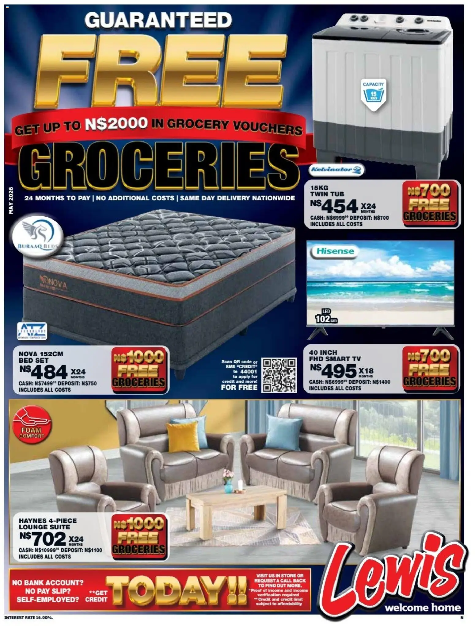 Preview of Lewis Stores flyer valid from 11/05/2026