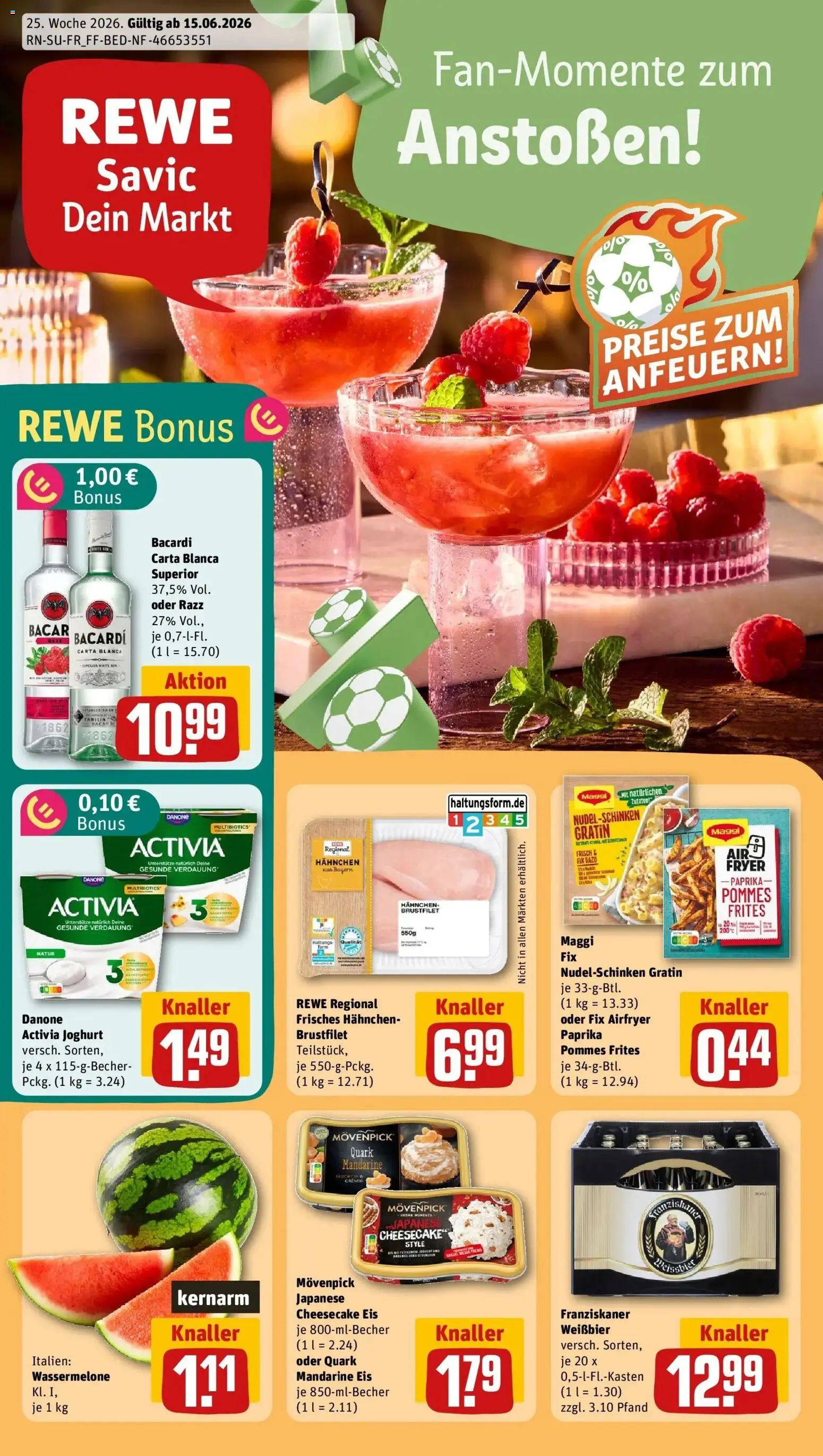 Vorschau von dem Prospekt des Geschäftes Rewe, gültig ab dem 14.06.2026
