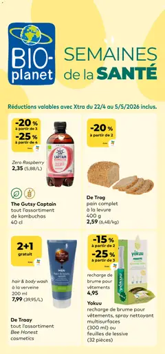 Prévisualisation de BioPlanet Publicité du magasin BioPlanet formulaire valide 22/04/2026