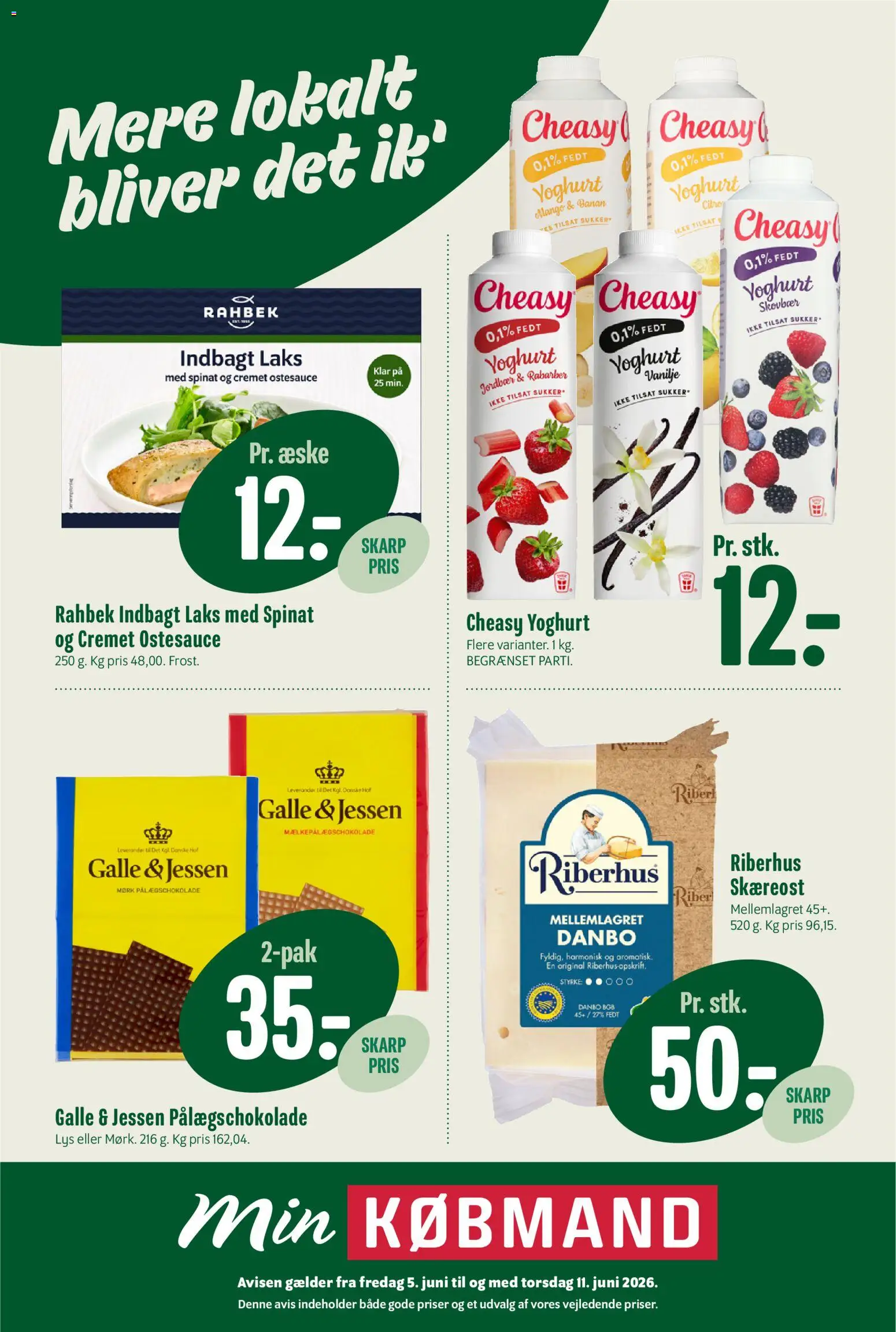 Eksempel på tilbudsavis Min Købmand - Tilbudsavis uge 24 fra butik Min Købmand gyldig fra 05/06/2026
