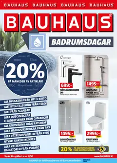 Förhandsgranska reklamblad Bauhaus erbjudanden från butik Bauhaus gäller från 28/09/2026
