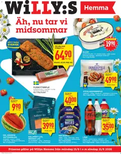Förhandsgranska reklamblad Willys erbjudanden från butik Willys gäller från 15/06/2026