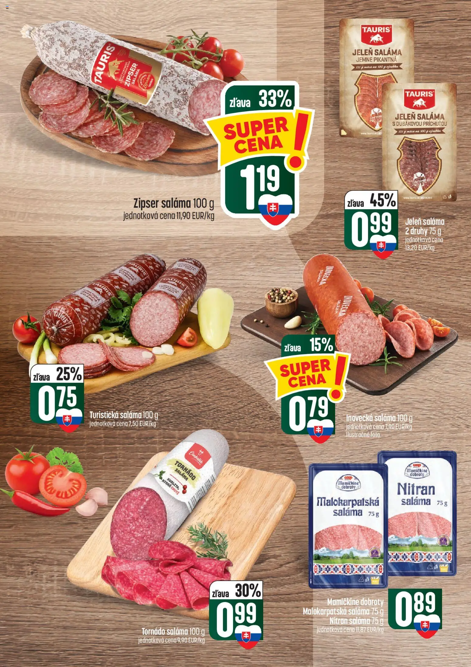 Náhľad COOP Jednota letáku platného od 01.10.2026 - Saláma