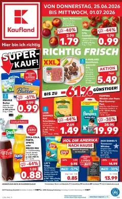 Vorschau von dem Prospekt des Geschäftes Kaufland, gültig ab dem 25.06.2026