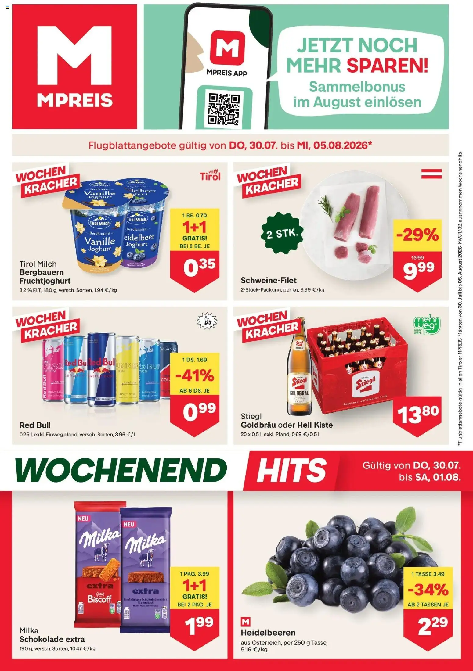 Vorschau der Angebote: MPREIS MPREIS Pfunds gültig ab 30.07.2026