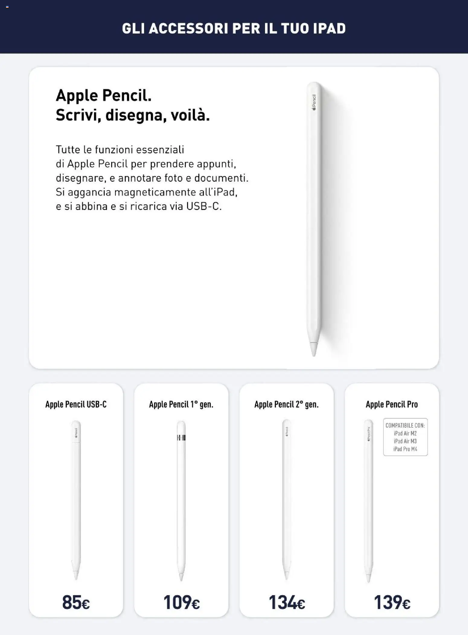 Anteprima dell'opuscolo Unieuro volantino Apple dal negozio Unieuro valido da 23/10/2026 - Ipad