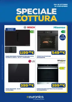 Anteprima dell'opuscolo Euronics volantino Cottura dal negozio Euronics valido da 22/10/2026