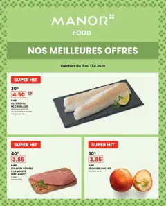 Vorschau des Merkblatts Manor aktionen FR vom Shop Manor gültig von 11.08.2026 bis 17.08.2026