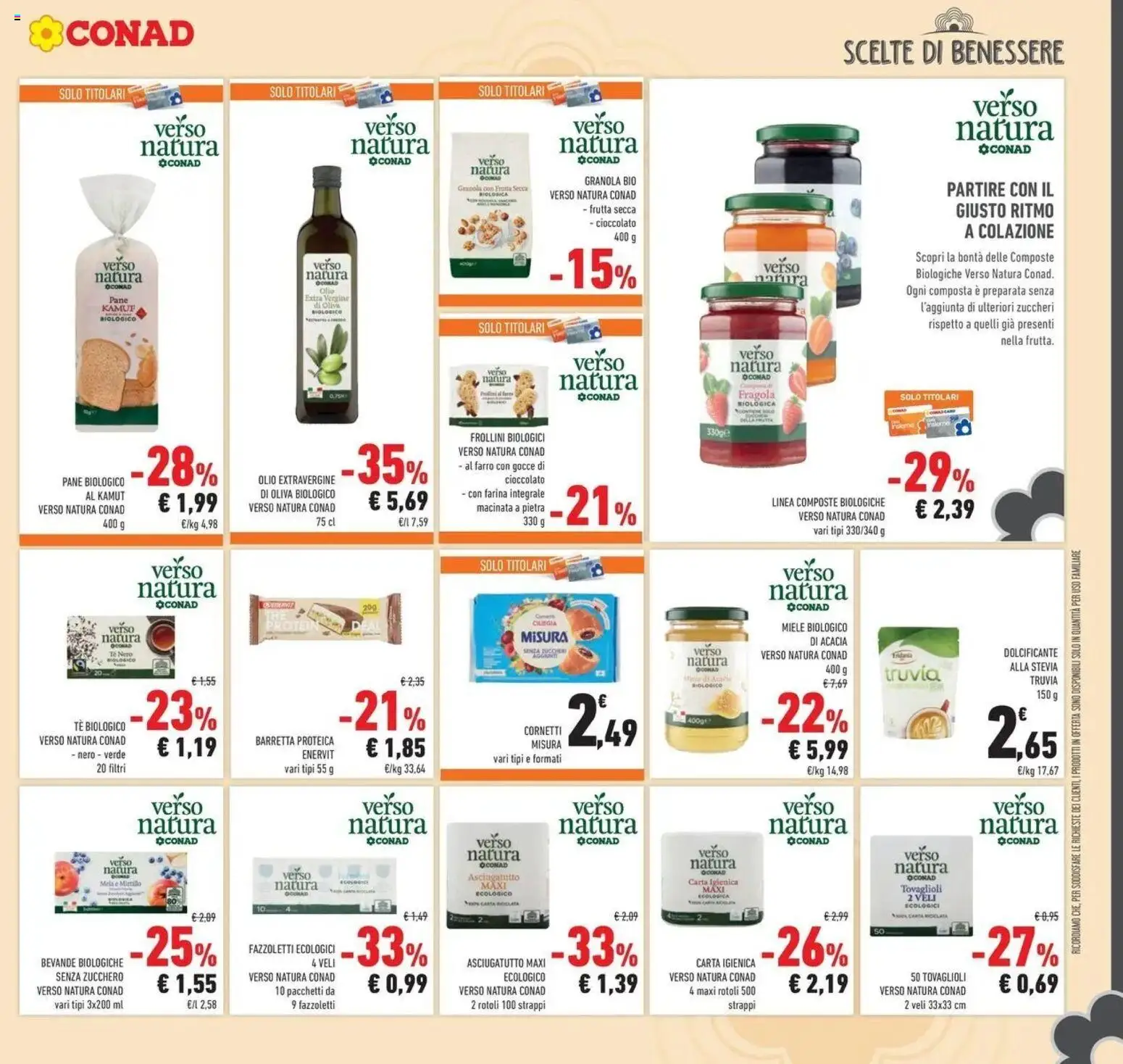 Anteprima dell'opuscolo Conad volantino Rio Saliceto dal negozio Conad valido da 21/10/2026