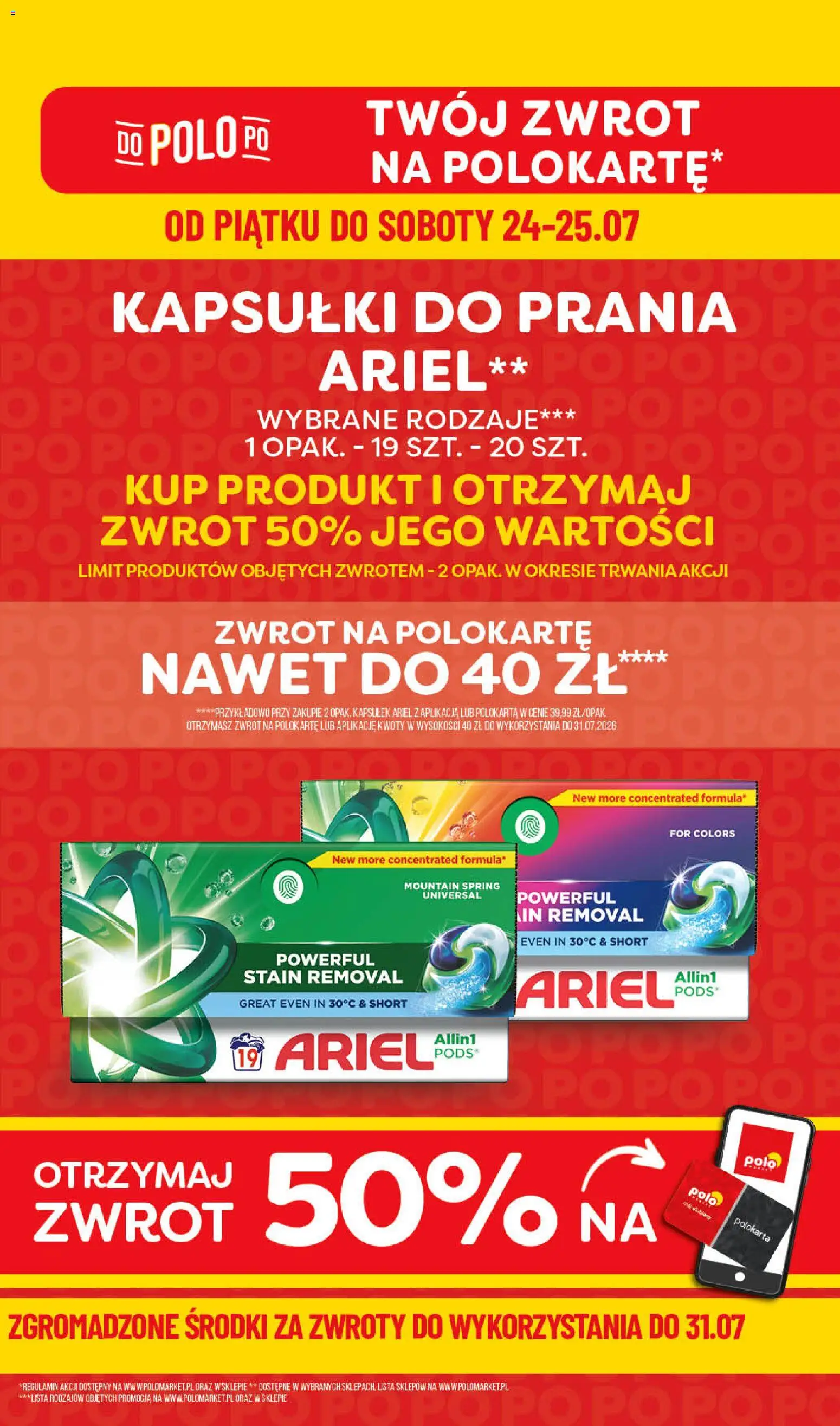 Pogląd gazetki "POLOmarket gazetka - Super Hity" ze sklepu POLOmarket ważnej od 24.07.2026