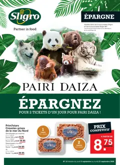 Prévisualisation de Sligro Publicité du magasin Sligro formulaire valide 03/09/2026