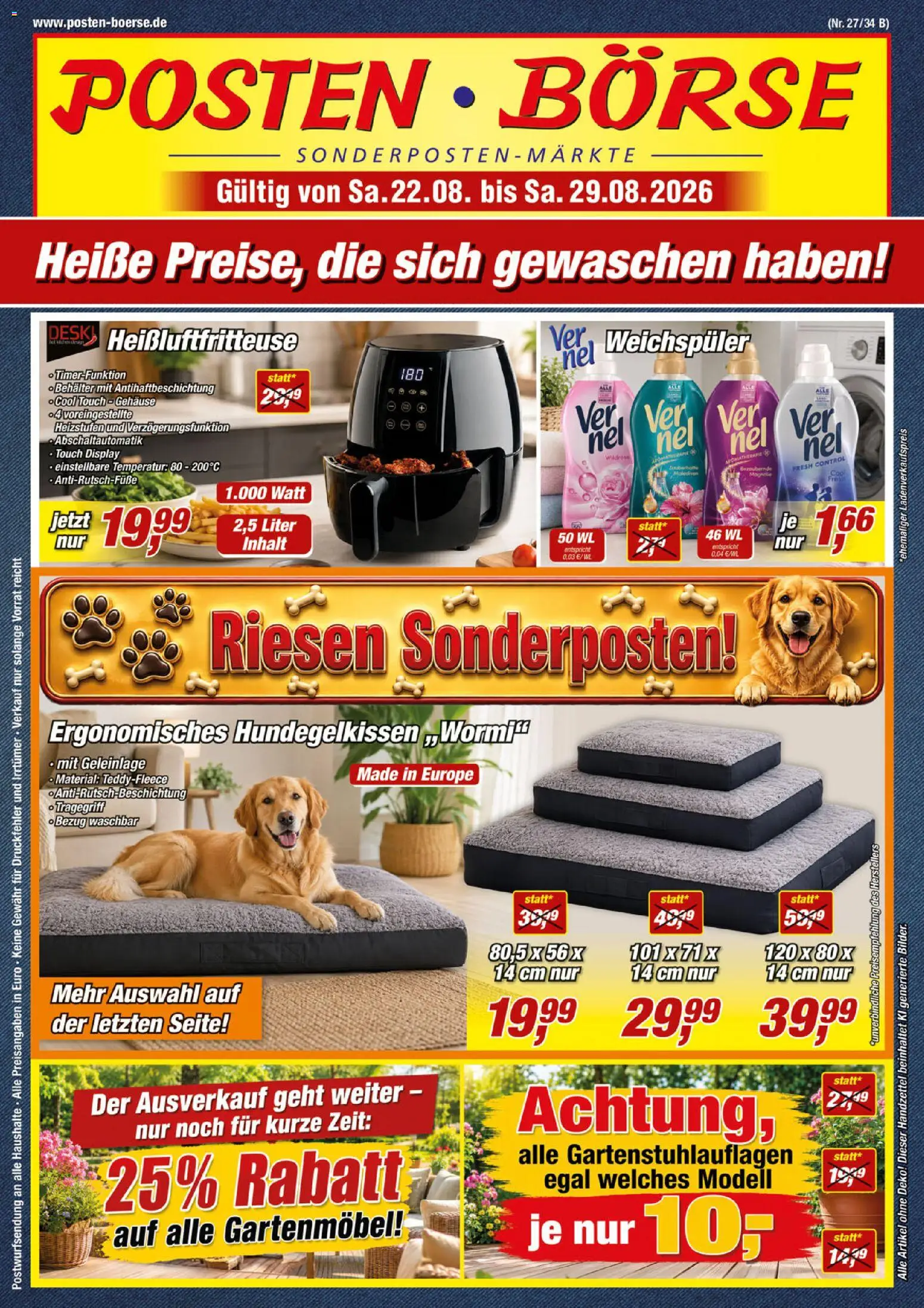 Vorschau von dem Prospekt des Geschäftes Posten Börse, gültig ab dem 22.08.2026