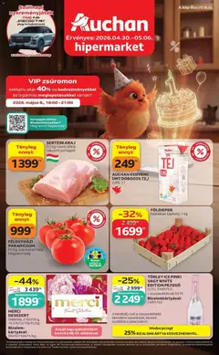 Auchan - Auchan újság érvényessége 2026.05.06-ig megtekintése, amely érvényes 2026.04.30.-től