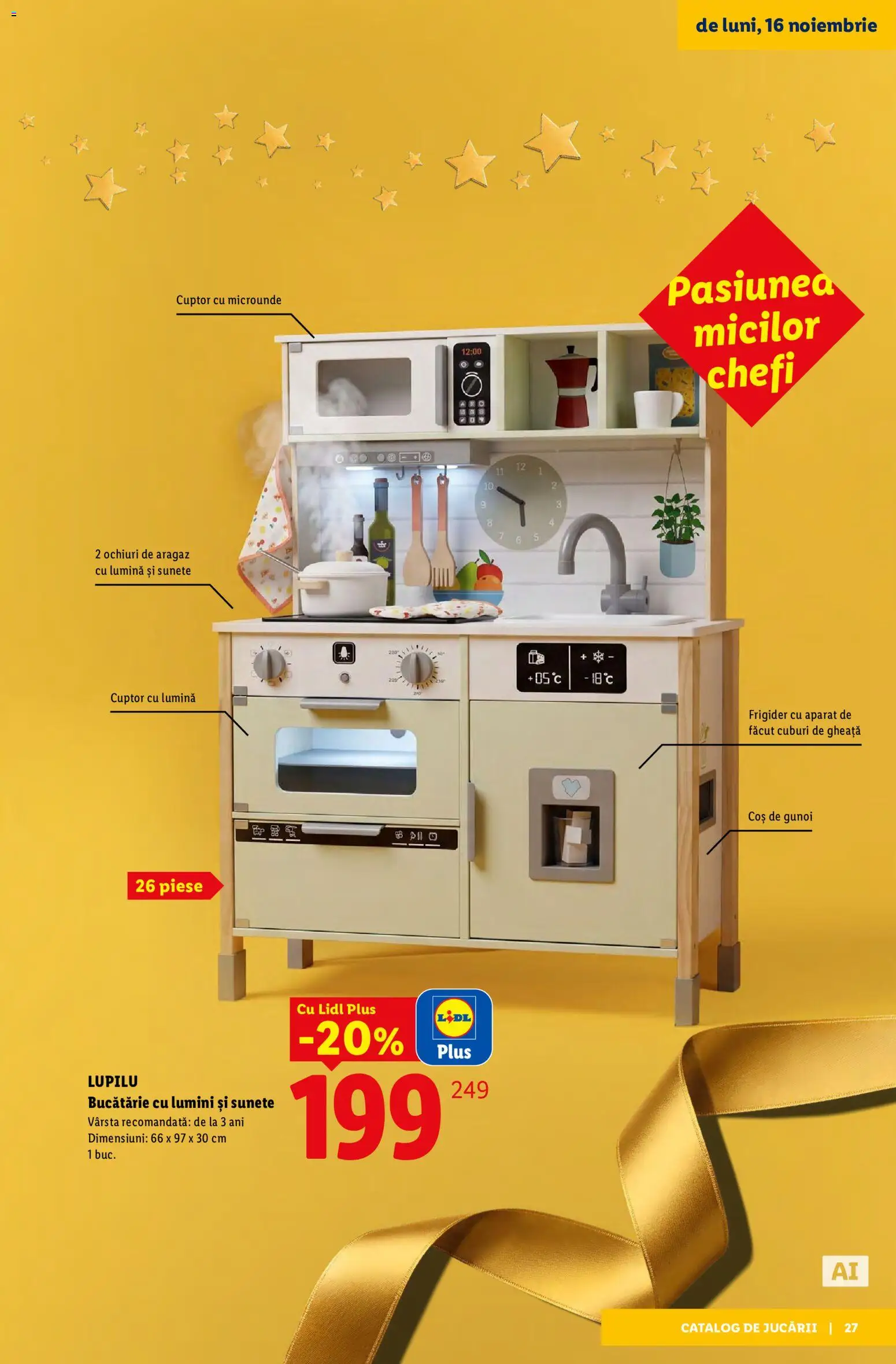 Previzualizarea de cataloage: Lidl Lidl Catalog De jucării valabil de la 02.11.2026 - Coș, Cuptor Cu Microunde, Aragaz, Bucătărie, Coș de gunoi, Cuptor, Plus, Lumini