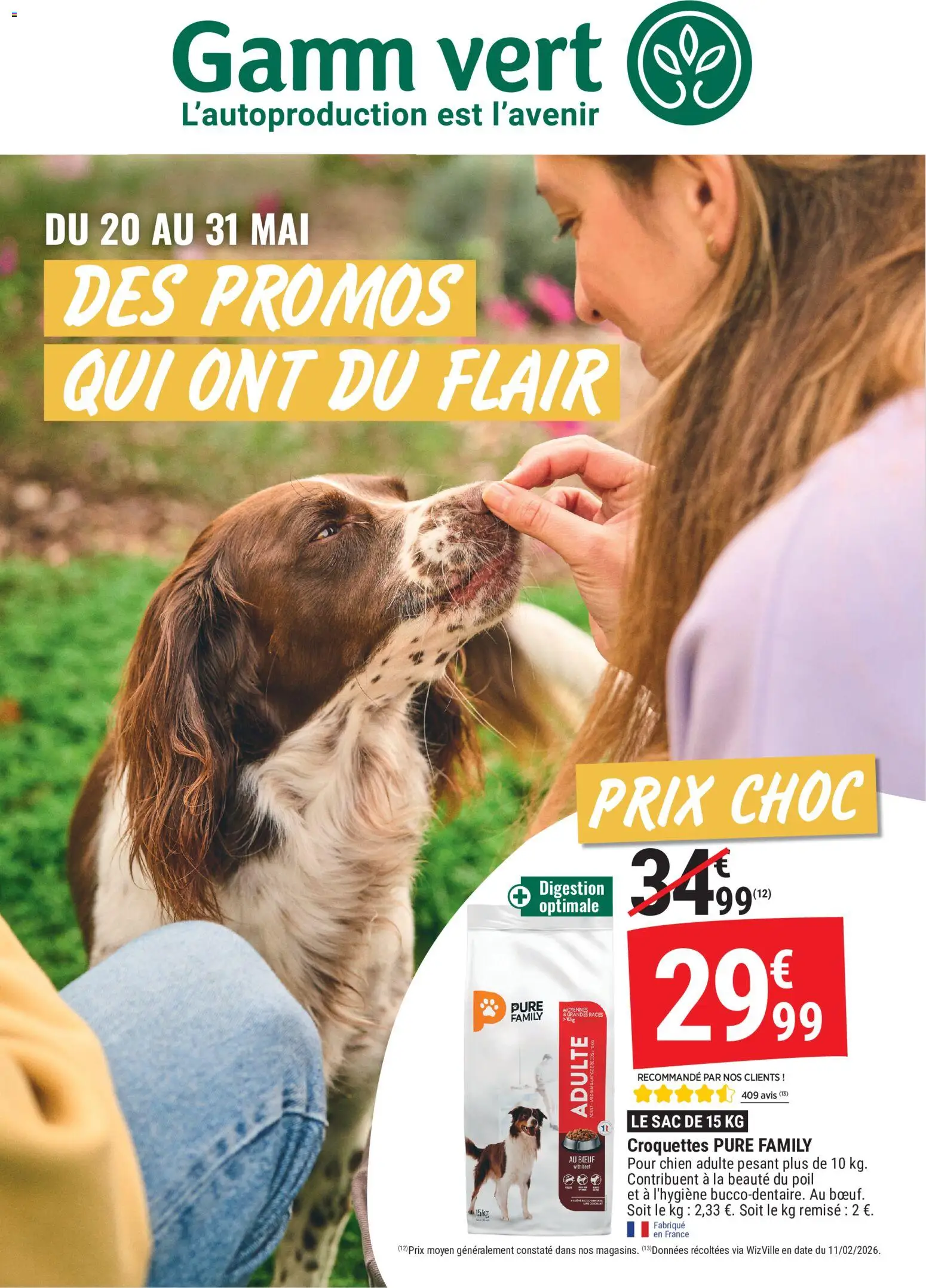 Prévisualisation de Gamm vert Des promos qui ont du flair du magasin Gamm vert formulaire valide 20/05/2026