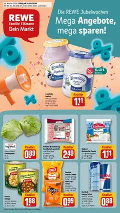 Vorschau von dem Prospekt des Geschäftes Rewe, gültig ab dem 21.09.2026