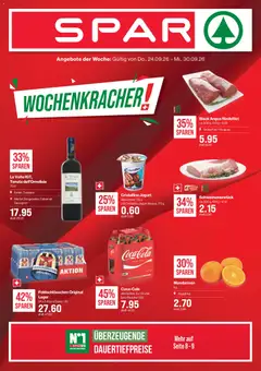Vorschau des Merkblatts SPAR aktionen vom Shop SPAR gültig von 24.09.2026 bis 30.09.2026