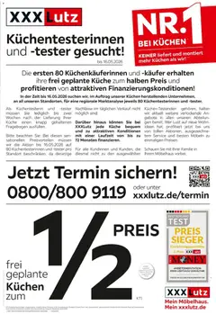 Vorschau von dem Prospekt des Geschäftes XXXLutz, gültig ab dem 02.05.2026