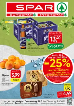Vorschau der Angebote: Spar Spar Flugblatt - Wien gültig ab 28.05.2026