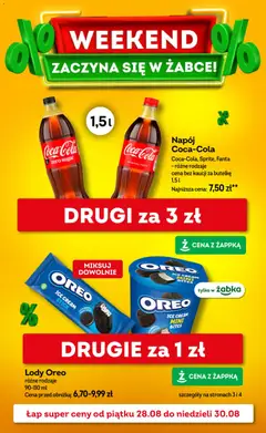 Pogląd gazetki "Żabka gazetka - Weekendowe promocje" ze sklepu Żabka ważnej od 28.08.2026