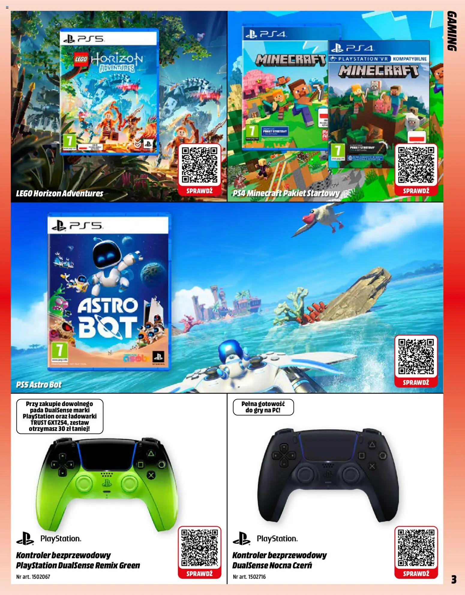 Pogląd gazetki " Media Markt promocje" ze sklepu Media Markt ważnej od 11.05.2026 - Gry, Lego, Playstation, PC, Kontroler
