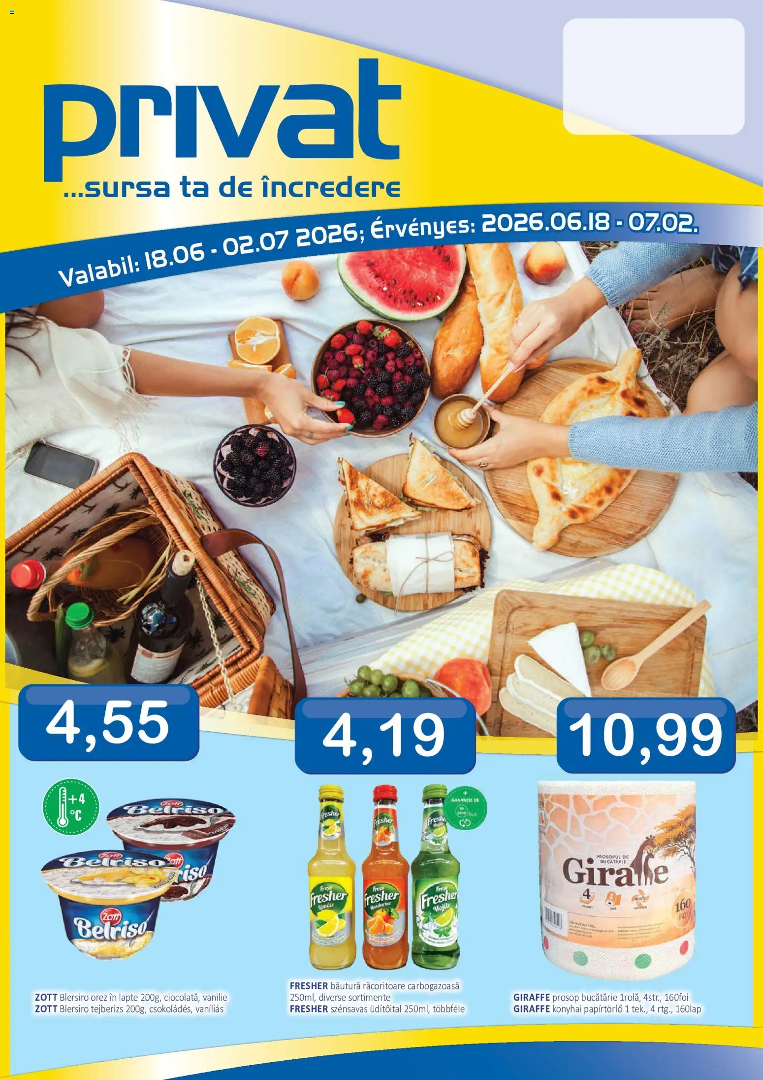 Previzualizarea de cataloage: CBA CBA Catalog Privat valabil de la 18.06.2026 - Bucătărie, Lapte, Orez, Bautura racoritoare