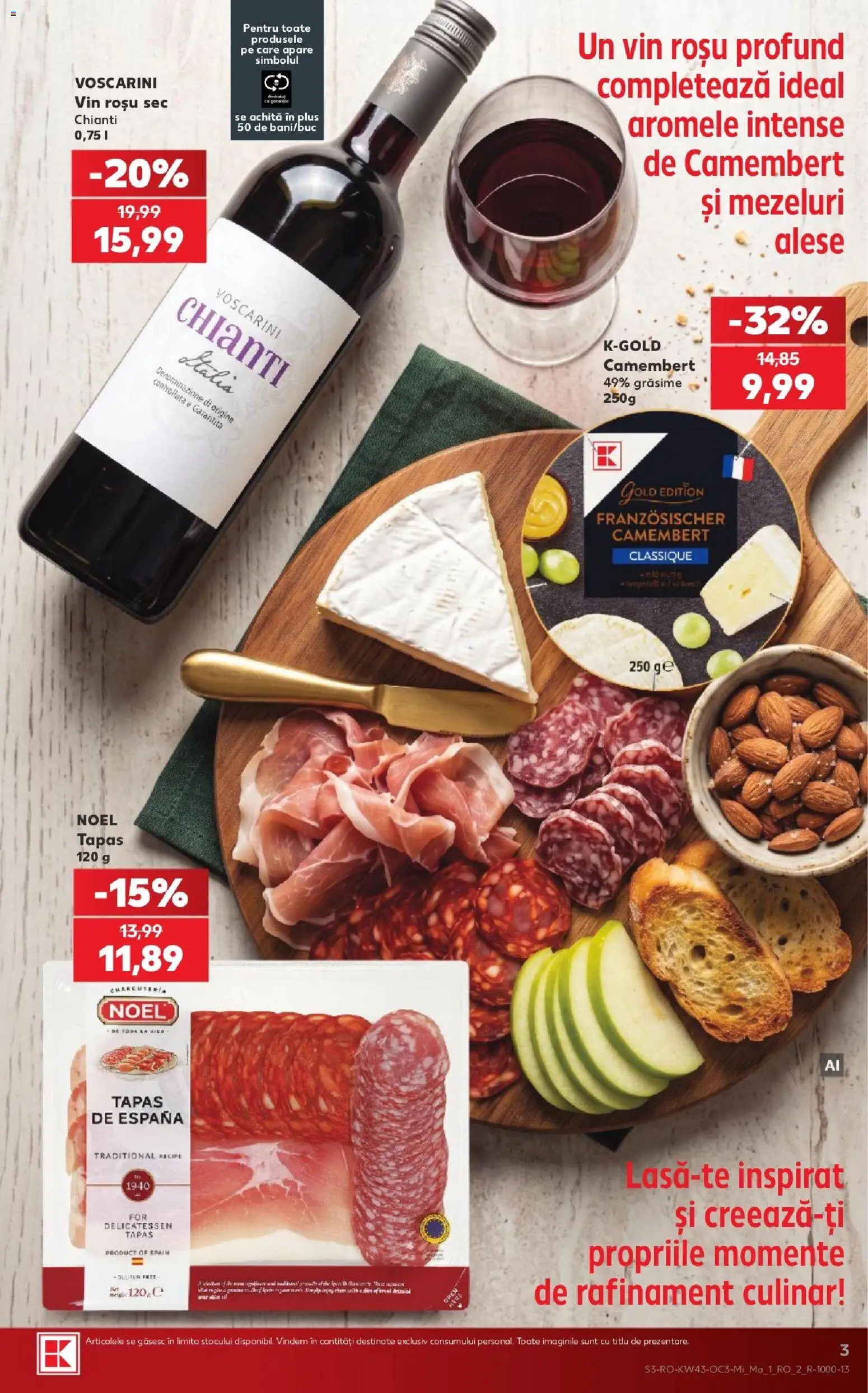 Kaufland RO - Kaufland RO akciós újság megtekintése, amely érvényes 2026.10.21.-től - Camembert