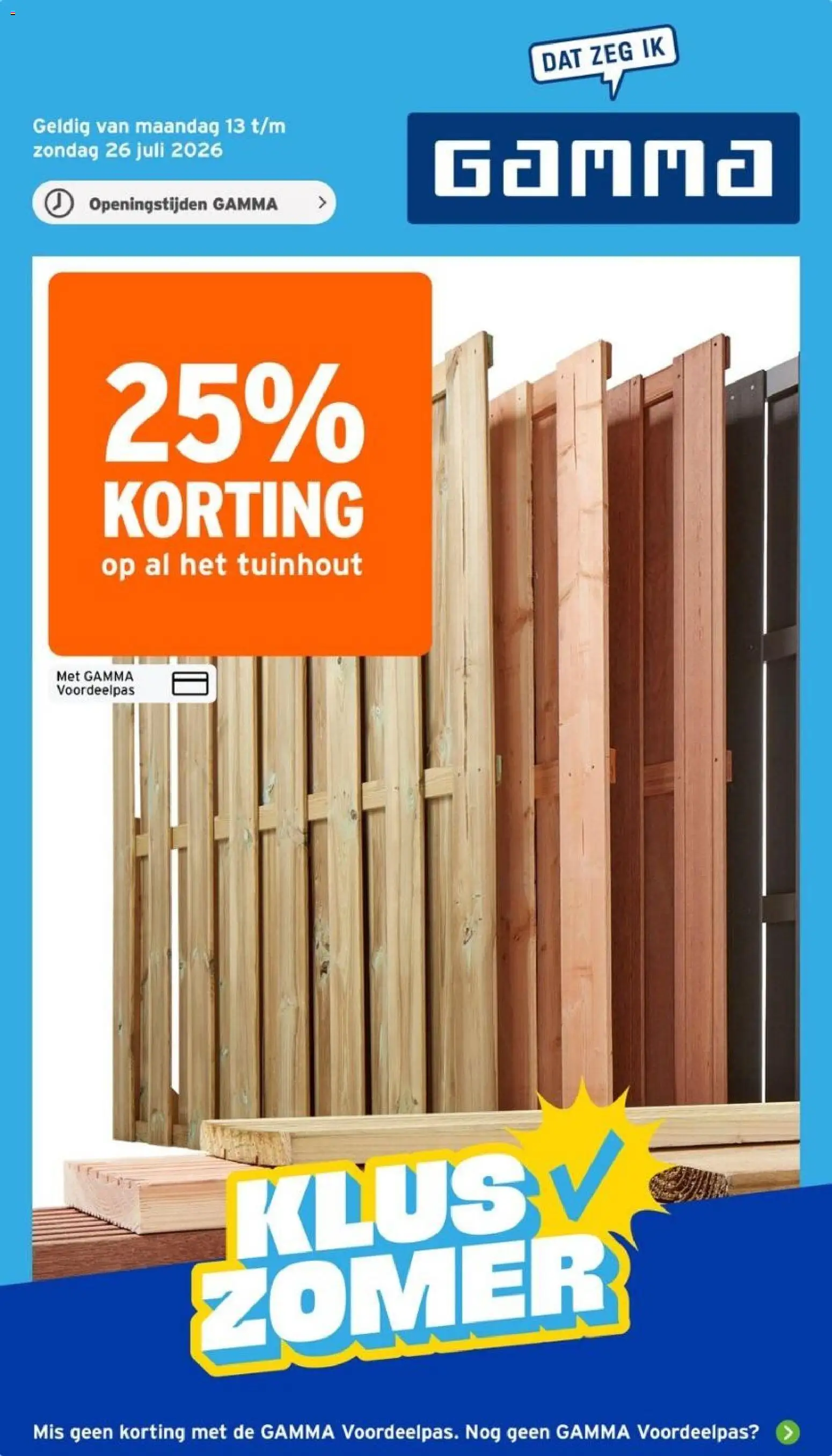 Voorbeeld van GAMMA folder van winkel GAMMA geldig vanaf 13-07-2026