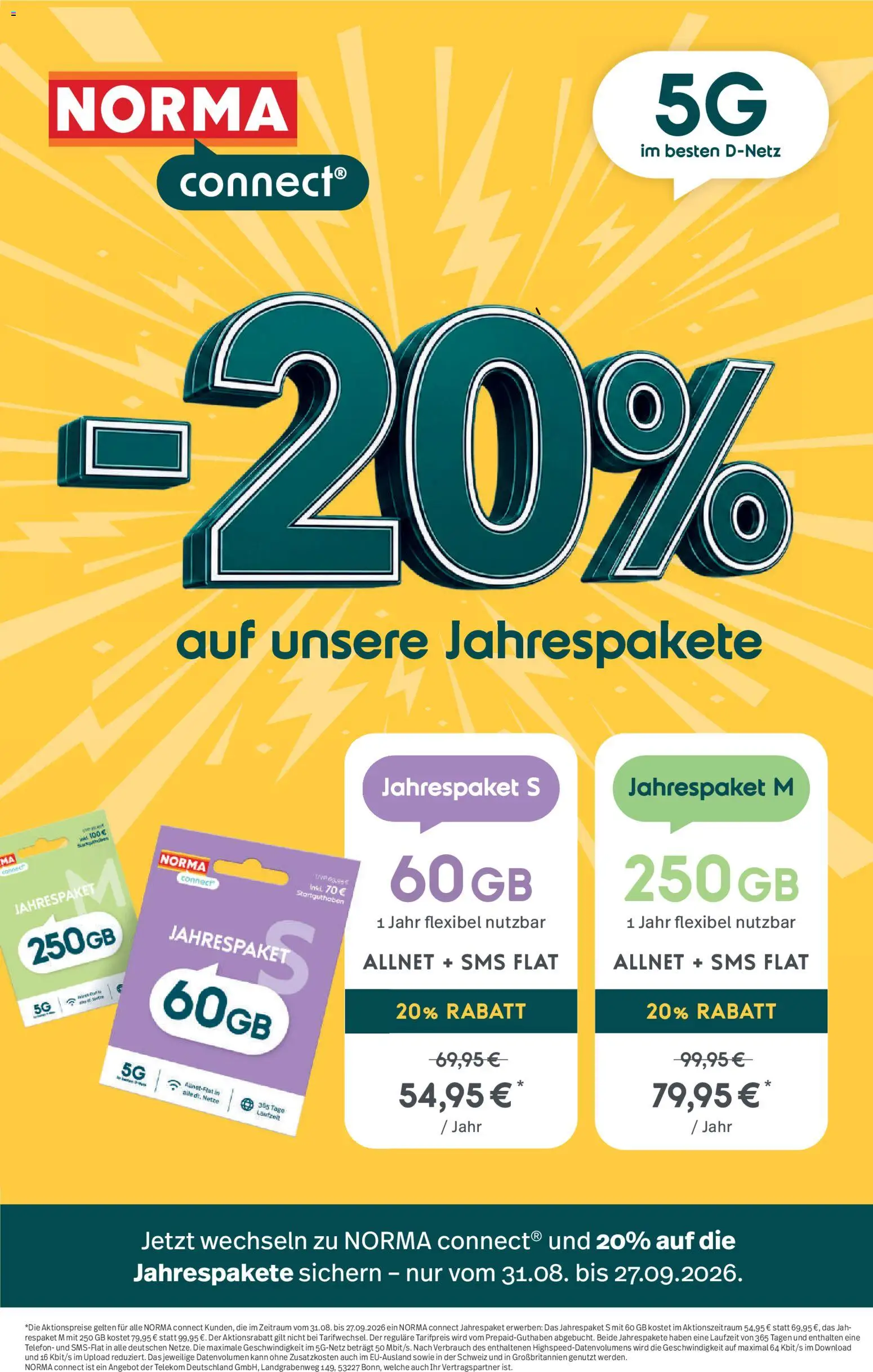Vorschau von dem Prospekt des Geschäftes Norma, gültig ab dem 14.09.2026 - Telefon