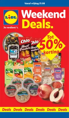 Voorbeeld van Lidl folder - Weekenddeals van winkel Lidl geldig vanaf 21-08-2026