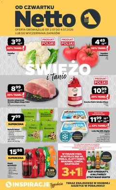Pogląd gazetki "Netto gazetka od czwartku spożywcza" ze sklepu Netto ważnej od 02.07.2026