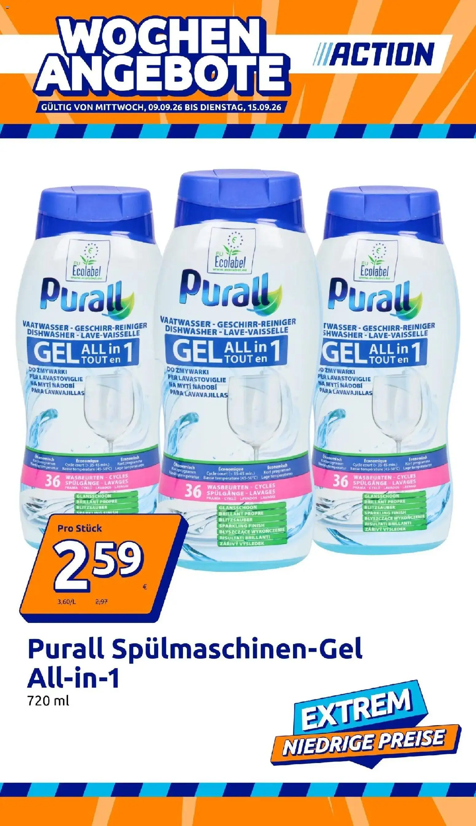 Vorschau der Angebote: Action Action Kleine Preise, große Freude gültig ab 09.09.2026