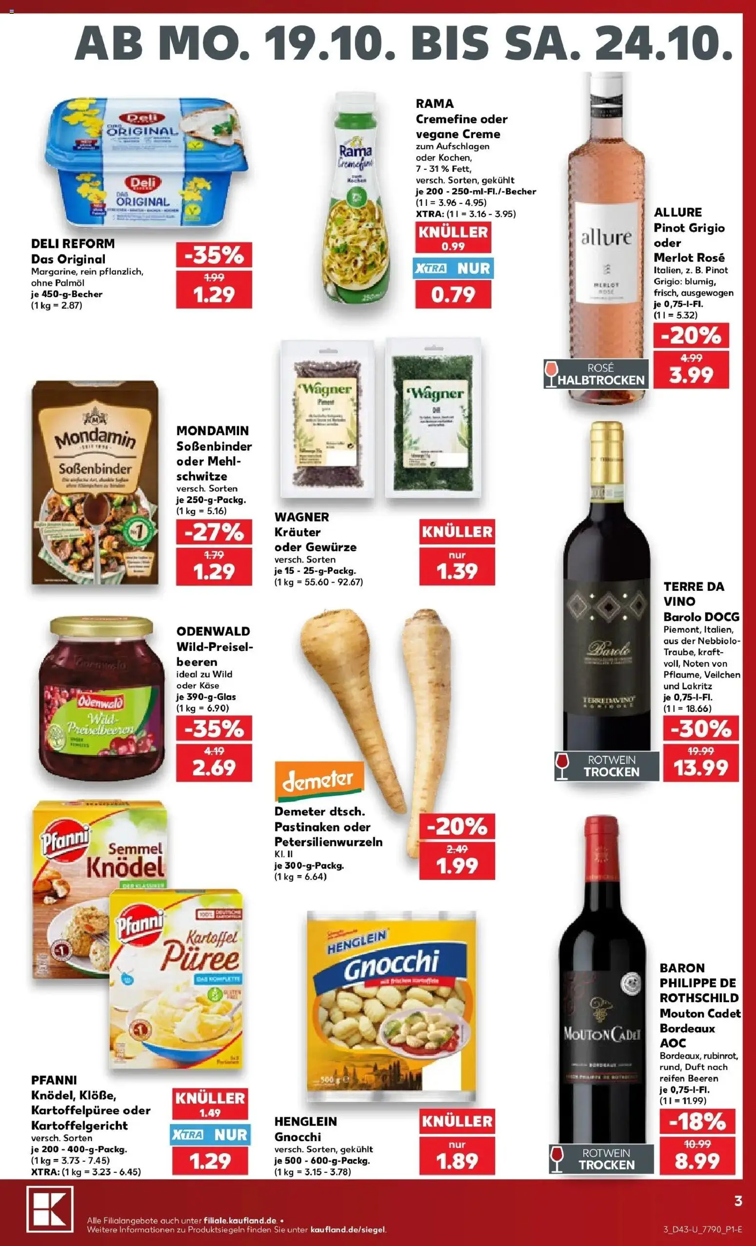 Vorschau von dem Prospekt des Geschäftes Kaufland, gültig ab dem 19.10.2026