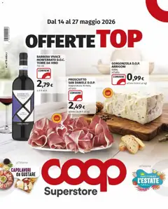 Anteprima dell'opuscolo COOP volantino Superstore Offerte Top Tradate dal negozio COOP valido da 14/05/2026