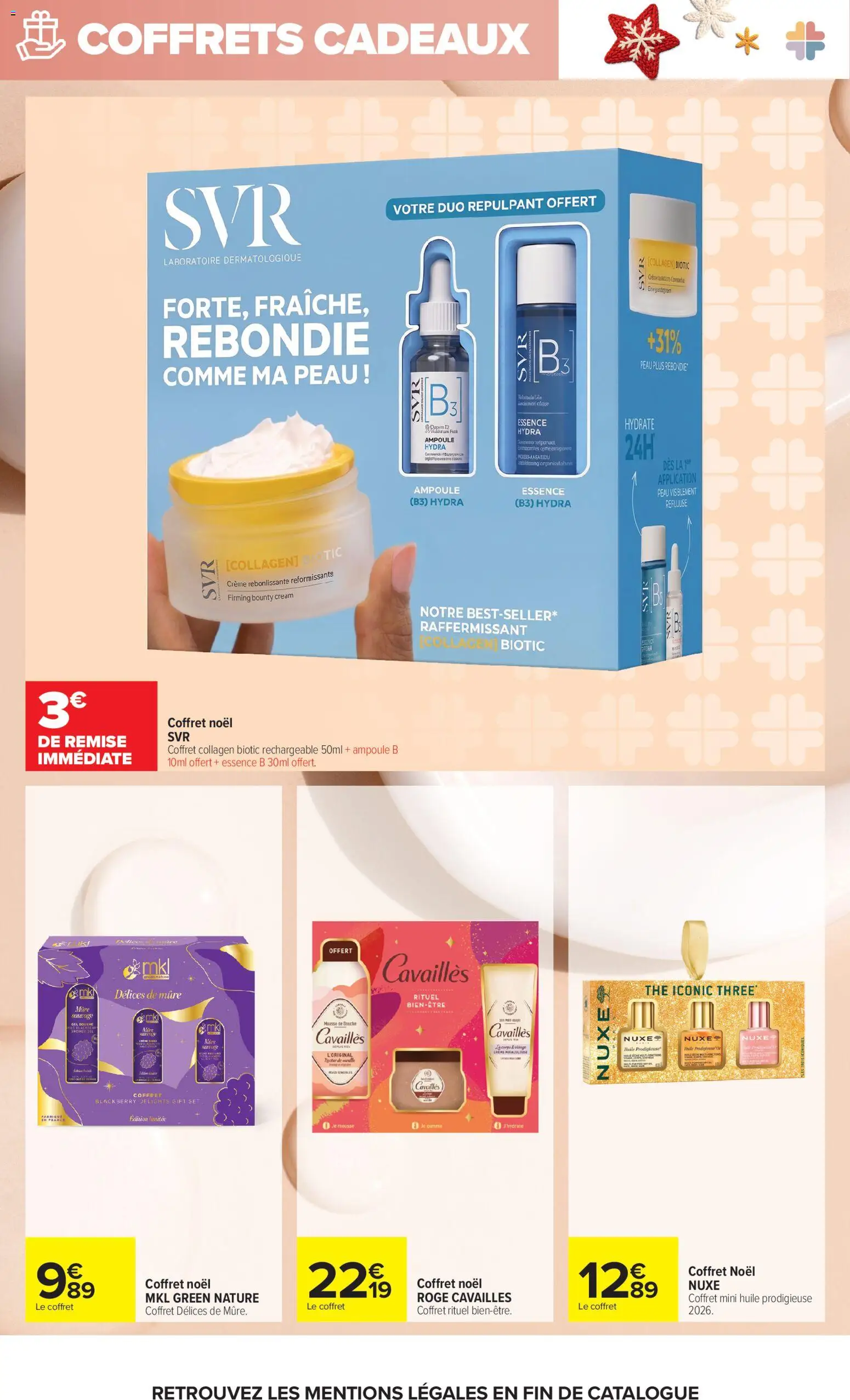 Prévisualisation de Carrefour Ma parapharmacie, soyez acteur de votre bien-être du magasin Carrefour formulaire valide 28/10/2026 - Gel douche, Ampoule, Douche, Thé, Crème, Mousse, Huile, Mousse de douche