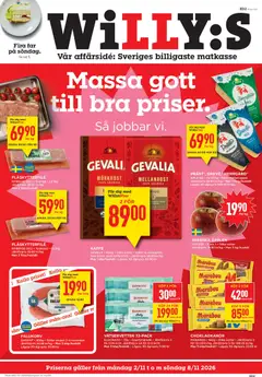 Förhandsgranska reklamblad Willys erbjudanden från butik Willys gäller från 02/11/2026