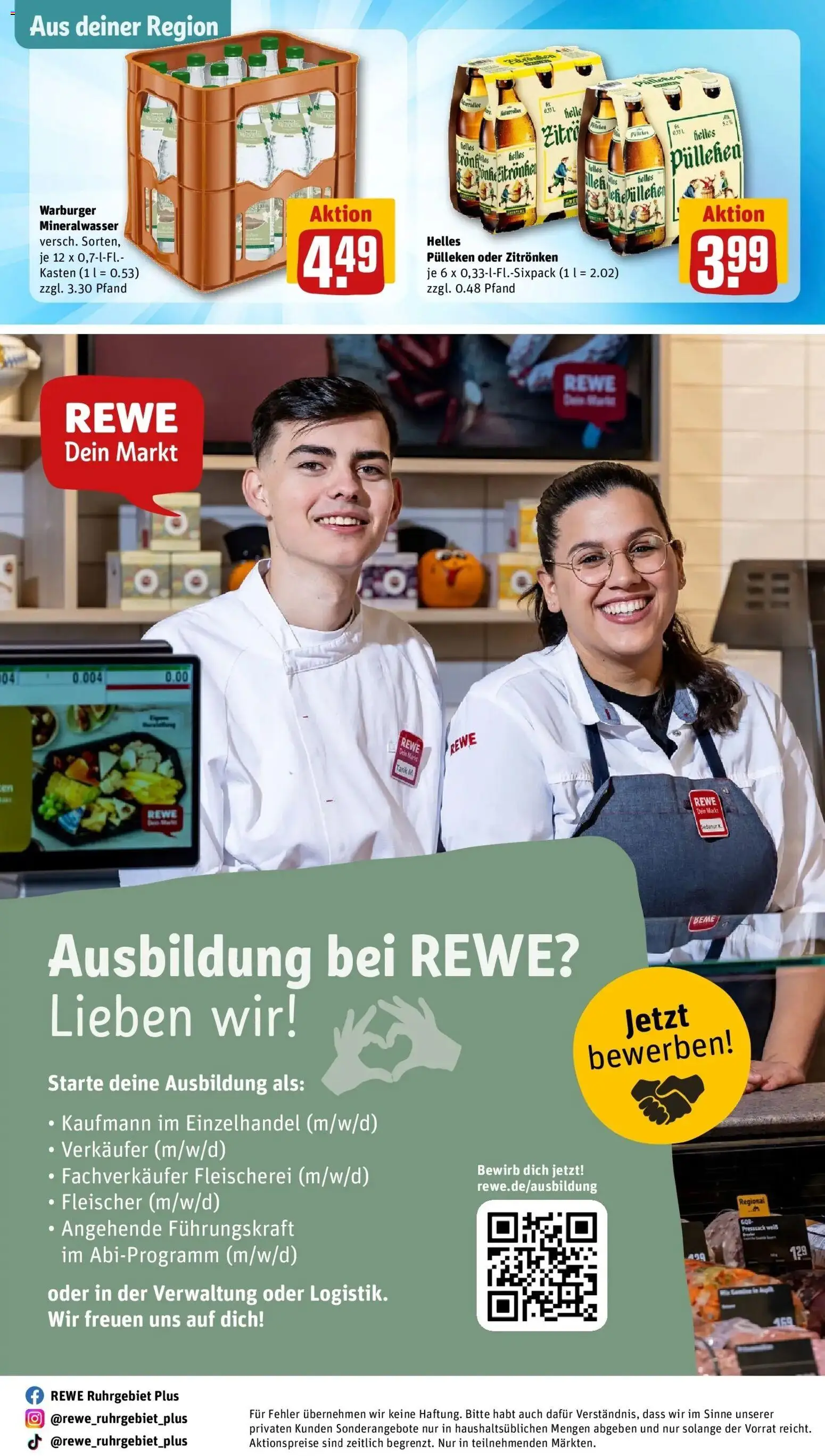 Vorschau von dem Prospekt des Geschäftes Rewe, gültig ab dem 26.10.2026