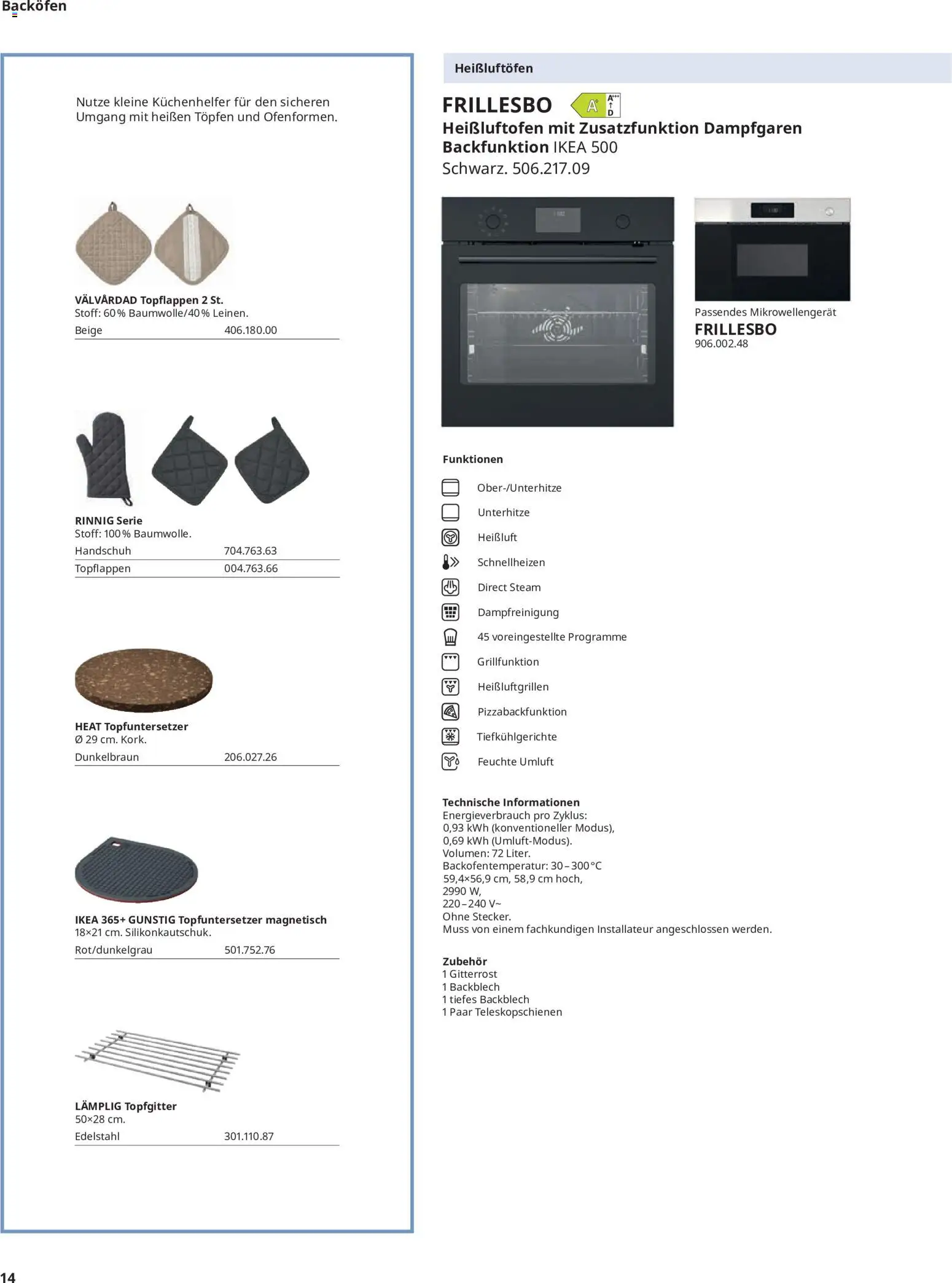 Vorschau von dem Prospekt des Geschäftes Ikea, gültig ab dem 11.09.2026 - Backofen